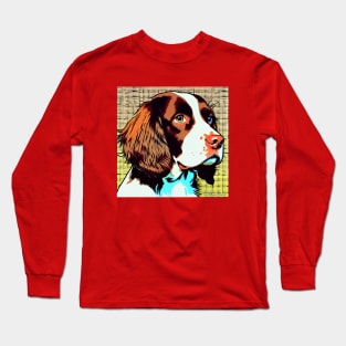 Springer SPaniel Pop Art Long Sleeve T-Shirt